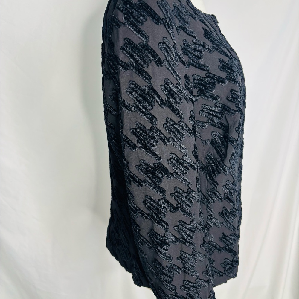 Akris Textured Black 100% silk jacket - Picture 4 of 11